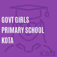 Govt Girls Primary School Kota Logo
