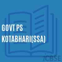 Govt Ps Kotabhari(Ssa) Primary School Logo