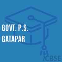 Govt. P.S. Gatapar Primary School Logo