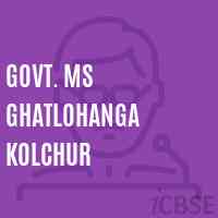 Govt. Ms Ghatlohanga Kolchur Middle School Logo