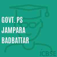 Govt. Ps Jampara Badbattar Primary School Logo