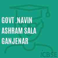 Govt .Navin Ashram Sala Ganjenar Primary School Logo