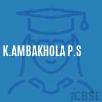 K.Ambakhola P.S Primary School Logo