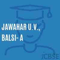 Jawahar U.V., Balsi- A School Logo