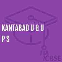 Kantabad U G U P S Middle School Logo