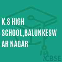 K.S High School,Balunkeswar Nagar Logo