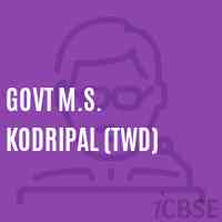Govt M.S. Kodripal (Twd) Middle School Logo