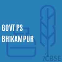 Govt Ps Bhikampur Primary School Logo