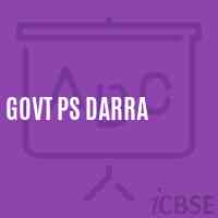 Govt Ps Darra Primary School Logo