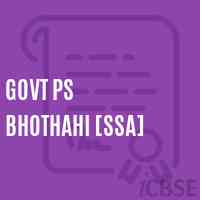 Govt Ps Bhothahi [Ssa] Primary School Logo