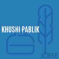 Khushi Pablik Middle School Logo