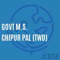 Govt M.S. Chipur Pal (Twd) Middle School Logo
