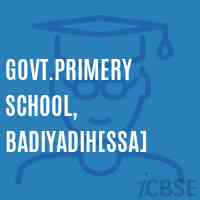 Govt.Primery School, Badiyadih[Ssa] Logo