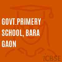 Govt.Primery School, Bara Gaon Logo