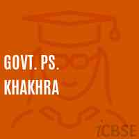 Govt. Ps. Khakhra Primary School Logo