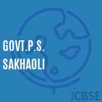 Govt.P.S. Sakhaoli Primary School Logo