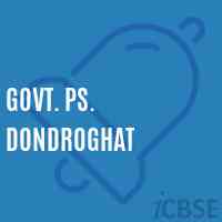 Govt. Ps. Dondroghat Primary School Logo