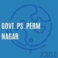 Govt. Ps. Perm Nagar Primary School Logo
