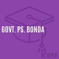 Govt. Ps. Bonda Primary School Logo