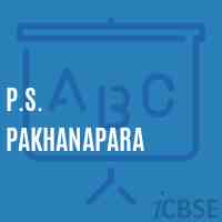 P.S. Pakhanapara Primary School Logo