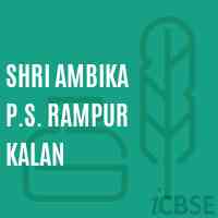 Shri Ambika P.S. Rampur Kalan Primary School Logo