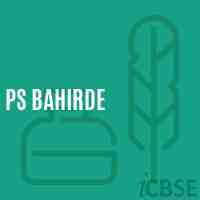Ps Bahirde Primary School Logo