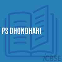 Ps Dhondhari Primary School Logo