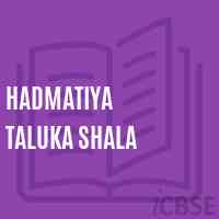 Hadmatiya Taluka Shala Middle School Logo