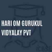 Hari Om Gurukul Vidyalay Pvt Middle School Logo