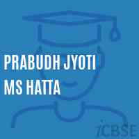 Prabudh Jyoti Ms Hatta Middle School Logo