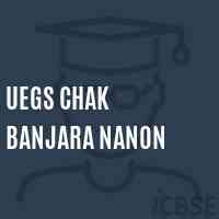 Uegs Chak Banjara Nanon Primary School Logo