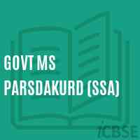 Govt Ms Parsdakurd (Ssa) Middle School Logo