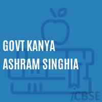 Govt Kanya Ashram Singhia Primary School Logo