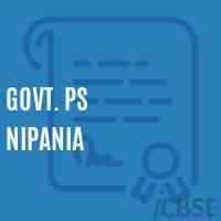 Govt. Ps Nipania Primary School Logo