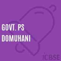 Govt. Ps Domuhani Primary School Logo