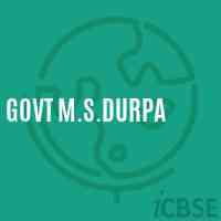 Govt M.S.Durpa Middle School Logo