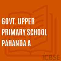 Govt. Upper Primary School Pahanda A Logo