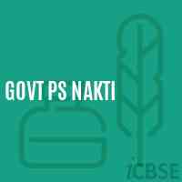Govt Ps Nakti Primary School Logo