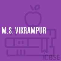 M.S. Vikrampur High School Logo