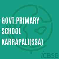 Govt.Primary School Karrapali(Ssa) Logo