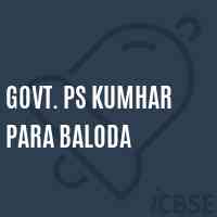 Govt. Ps Kumhar Para Baloda Primary School Logo
