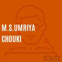 M.S.Umriya Chouki Middle School Logo