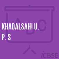 Khadalsahi U. P. S School Logo
