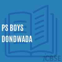 PS Boys DONDWADA Primary School Logo