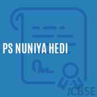 Ps Nuniya Hedi Primary School Logo