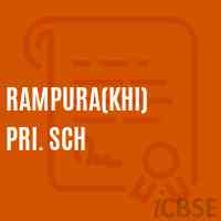 Rampura(Khi) Pri. Sch Middle School Logo