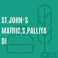 St.John`s Matric,S,Palliyadi Secondary School Logo