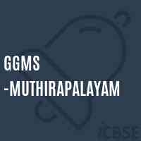 Ggms -Muthirapalayam Middle School Logo