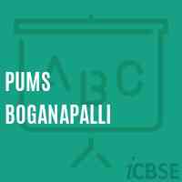 Pums Boganapalli Middle School Logo