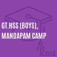 Gt.Hss (Boys), Mandapam Camp High School Logo